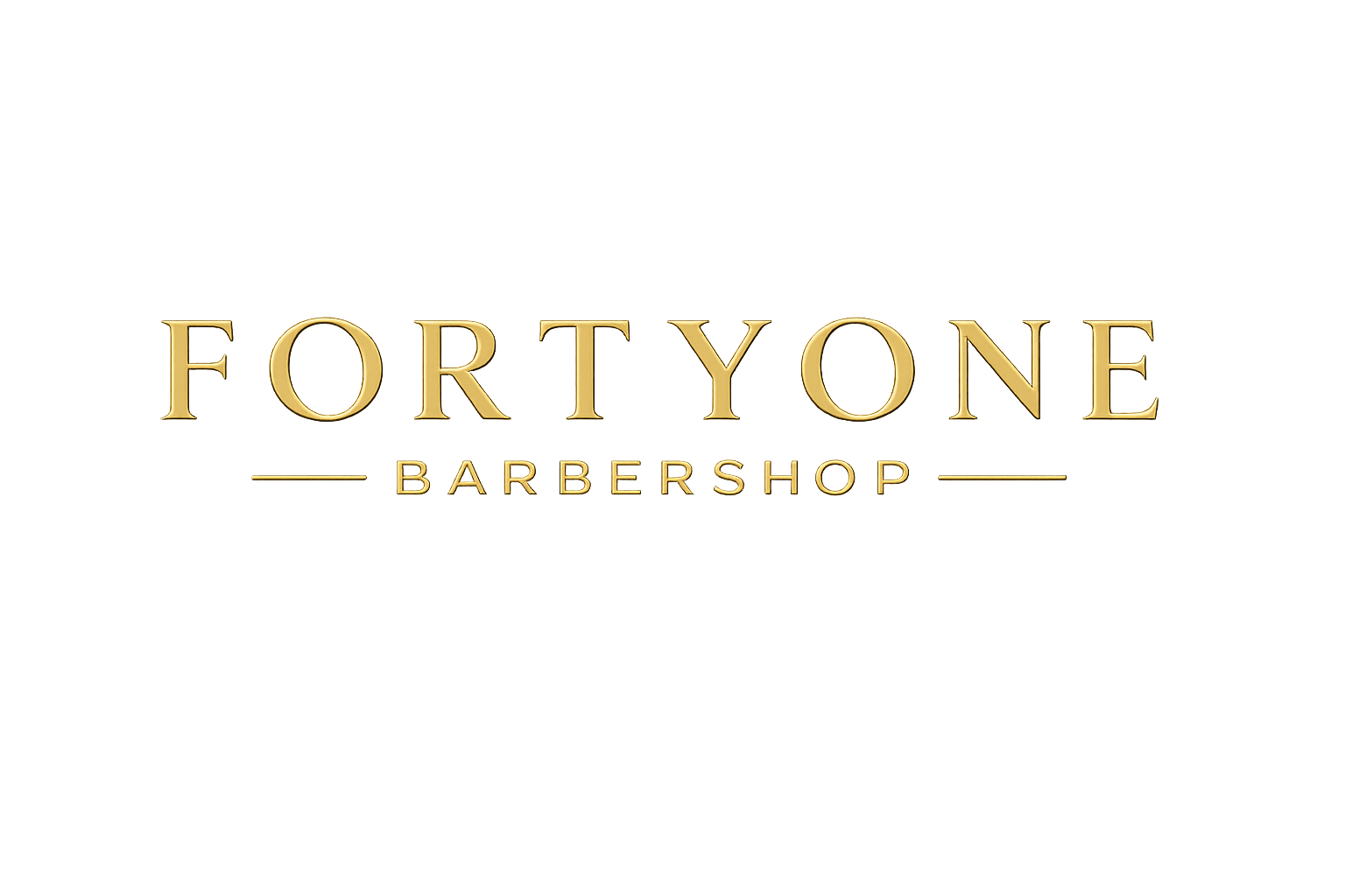 FortyOne Barbershop Logo